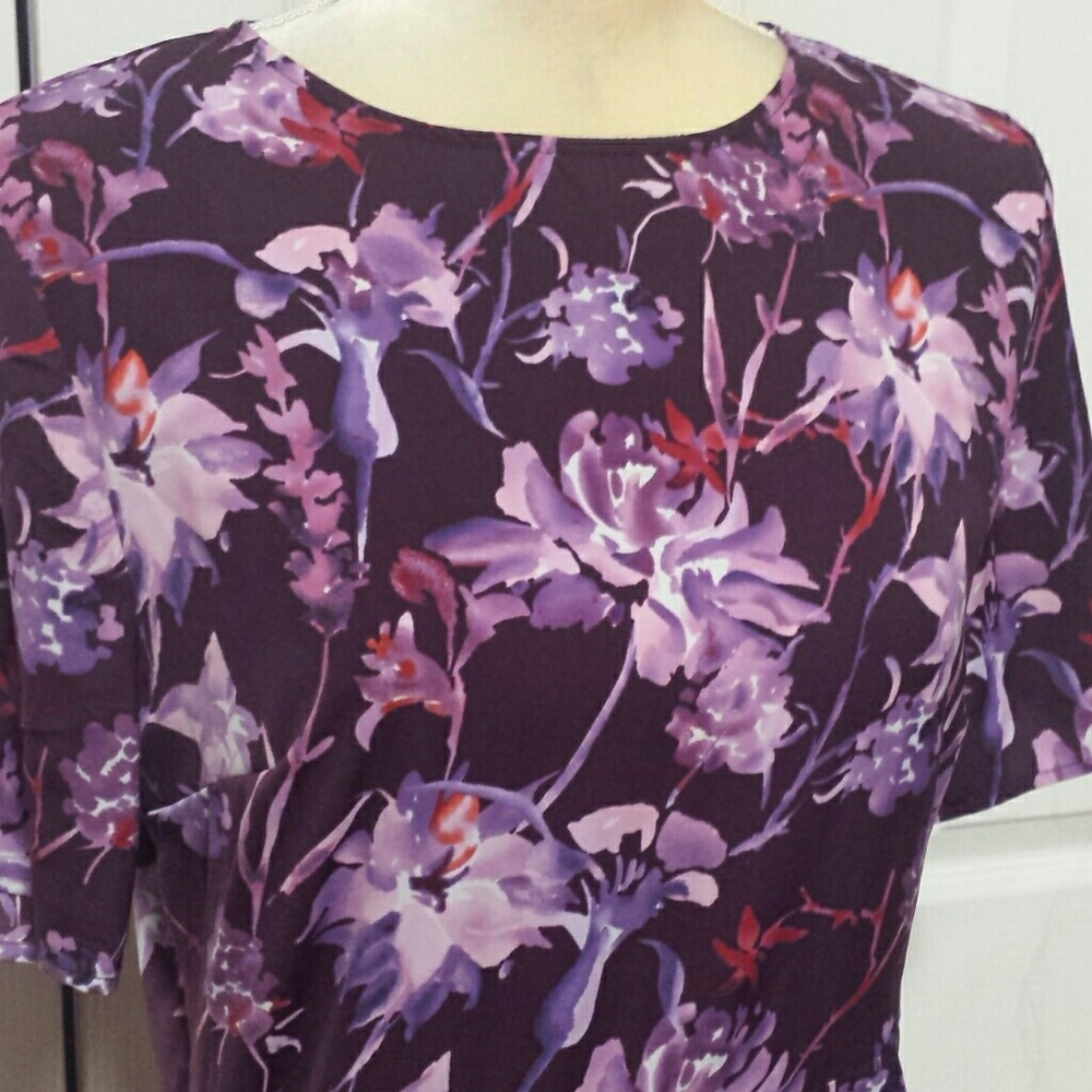 NWOT Who What Wear floral dress size M - Picture 2 of 7